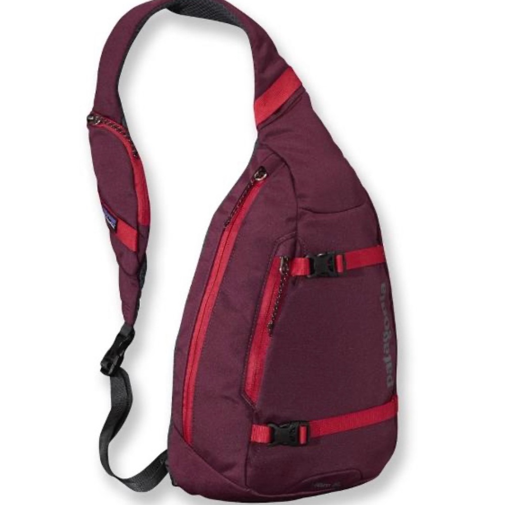 Patagonia Atom Purple / Red Sling Bag